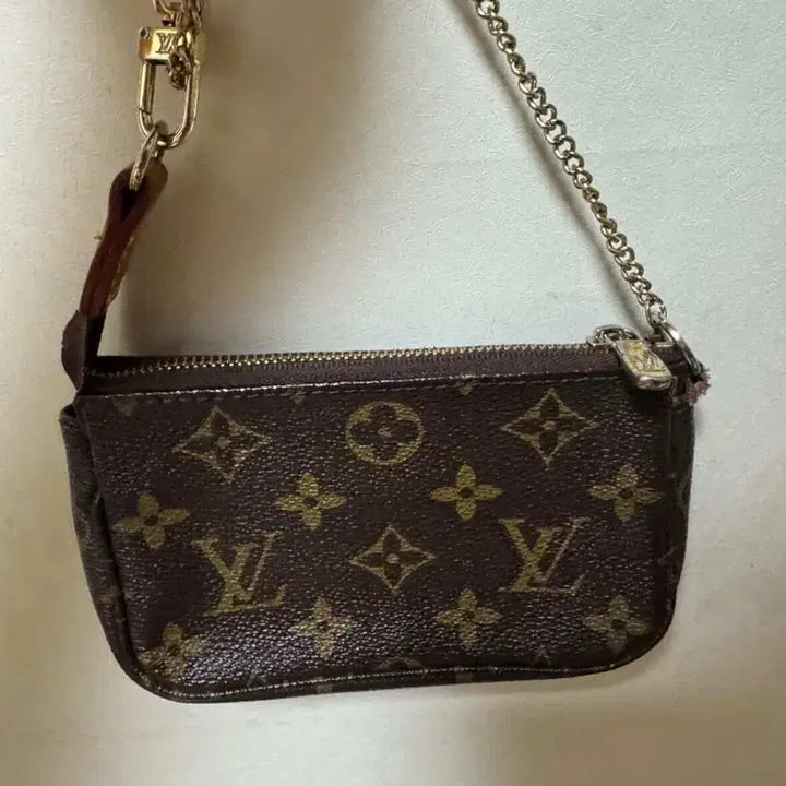 [BUNJANG] Louis Vuitton Mini Pochette Shoulder Bag / 루이비통 미니포쉐트