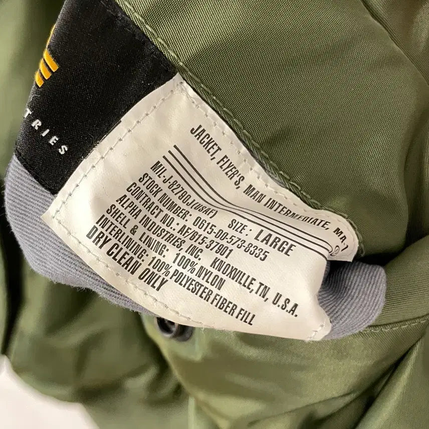 [BUNJANG] Alpha Industries MA-1 Jacket / 알파인더스트리 ma-1 자켓
