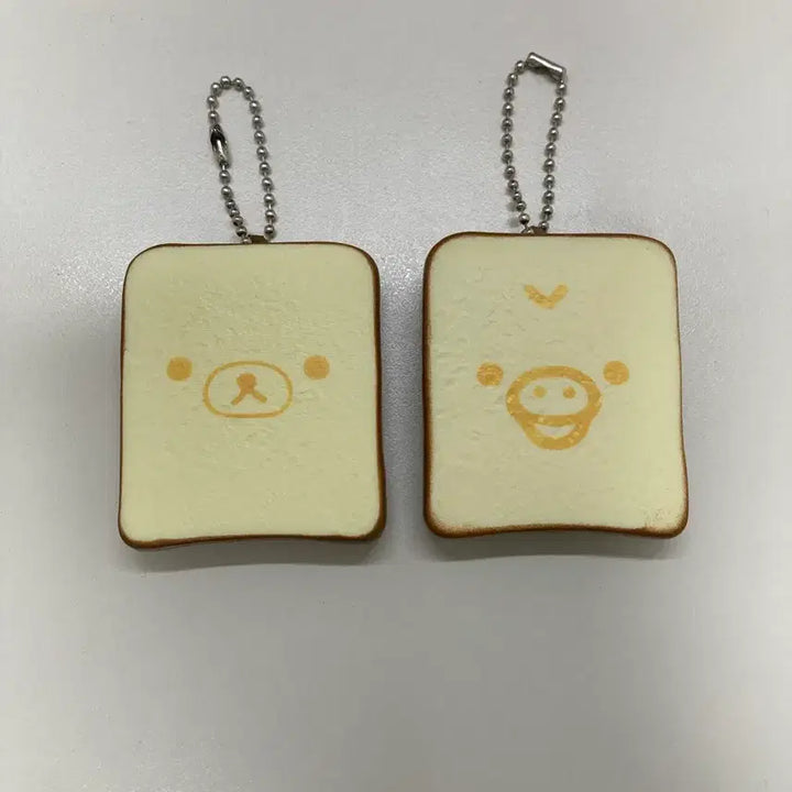 [BUNJANG] Rilakkuma Toast Squishy Keychain Gacha / [일괄] 리락쿠마 키이로이토리 식빵 스퀴시 키링 가챠