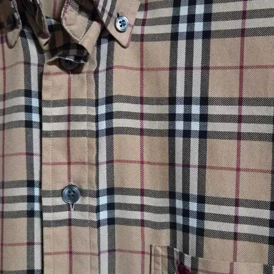 [BUNJANG] Burberry Checkered Short Sleeve Shirt / 버버리 반팔 체크 셔츠 105