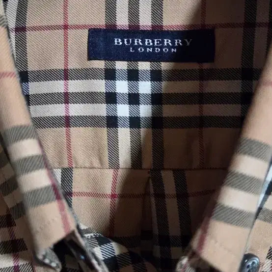 [BUNJANG] Burberry Checkered Short Sleeve Shirt / 버버리 반팔 체크 셔츠 105