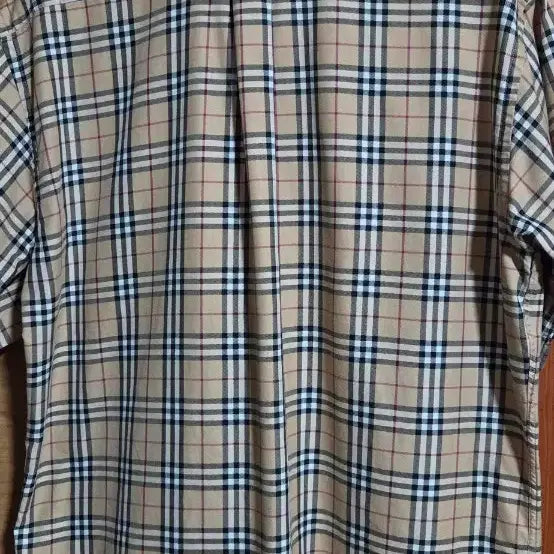 [BUNJANG] Burberry Checkered Short Sleeve Shirt / 버버리 반팔 체크 셔츠 105