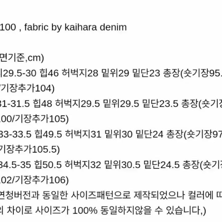 [BUNJANG] Wear Weather Peter Denim Jeans / (새상품) 웨어웨더 피터데님 중청 L기장추가