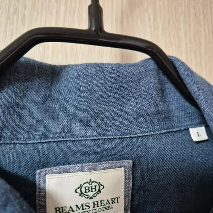 [SOLD OUT] BEAMS HEART 빔즈 하트 린넨 셔츠 라지