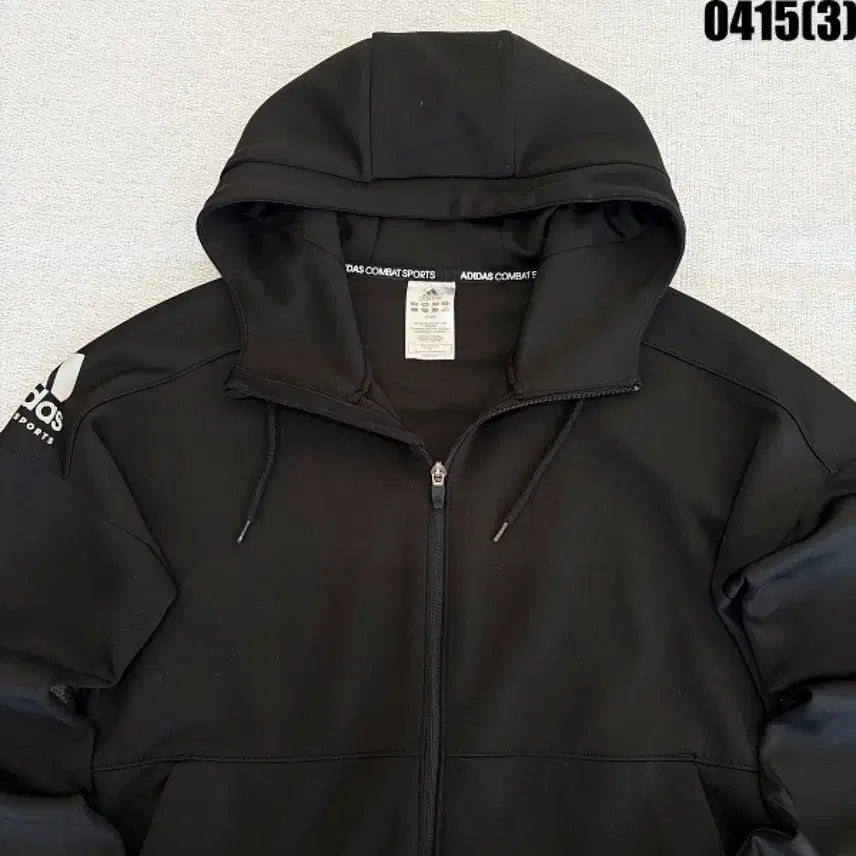 [BUNJANG] Adidas Black Hoodie Zip-up (S) / S 아디다스 블랙 후드 집업 0415(3)