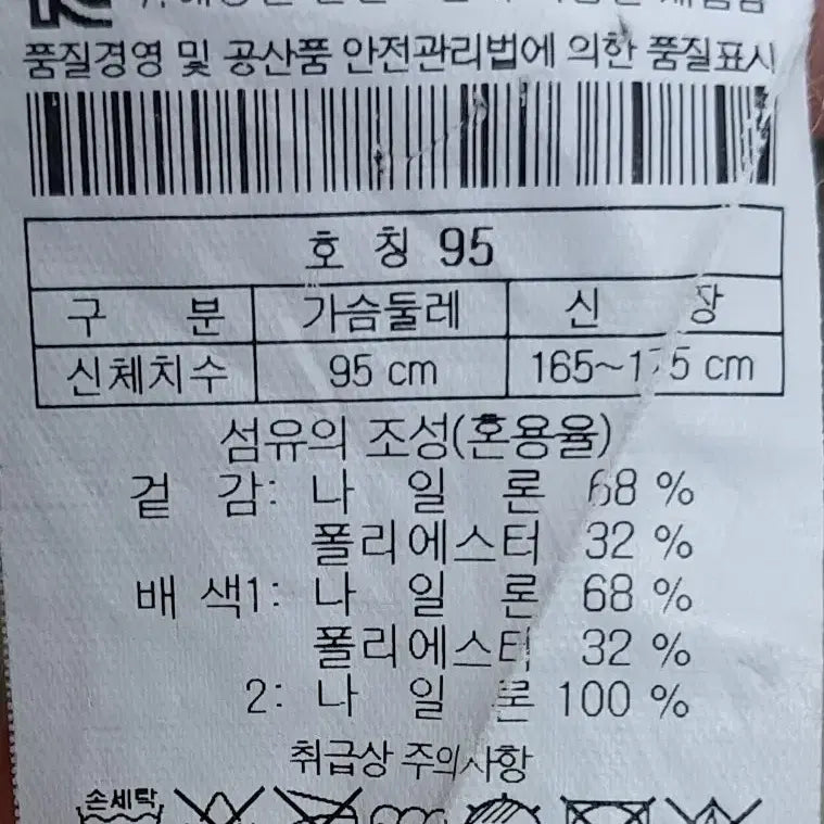 [SOLD OUT] 코오롱 바람막이 점퍼  95
