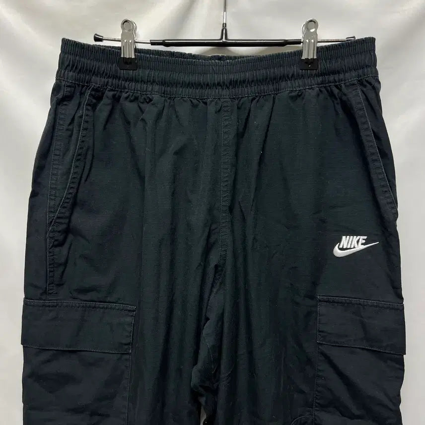 [SOLD OUT] [정품/L] 나이키 스우시 블랙 카고 우븐 포켓 팬츠/바지