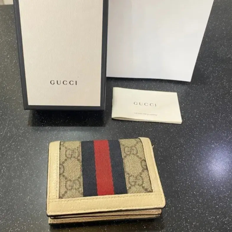 [BUNJANG] Gucci Ophidia GG Canvas Wallet / 구찌 오피디아 GG 반지갑