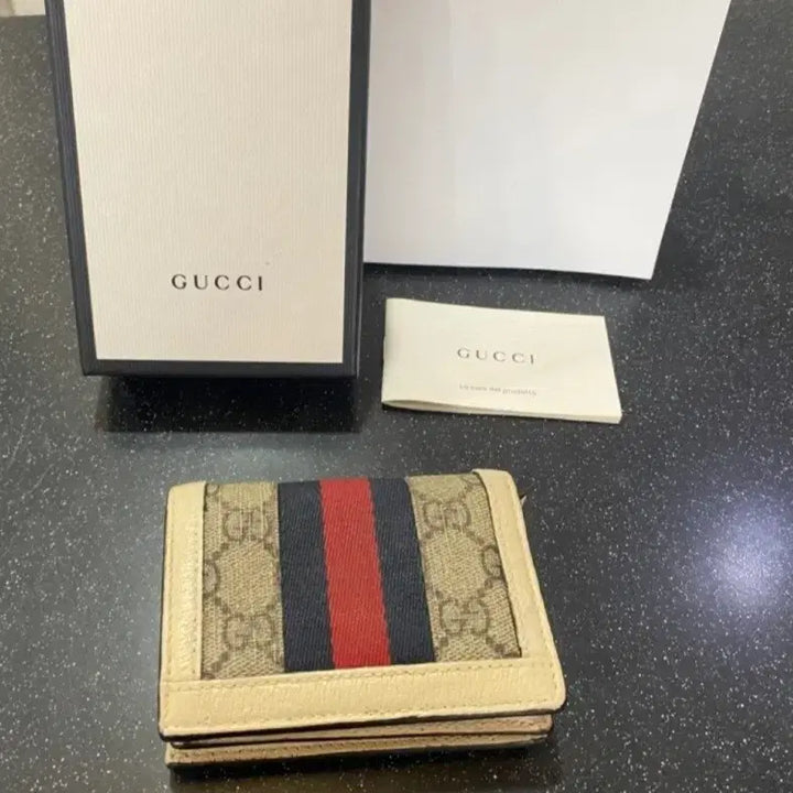 [BUNJANG] Gucci Ophidia GG Canvas Wallet / 구찌 오피디아 GG 반지갑