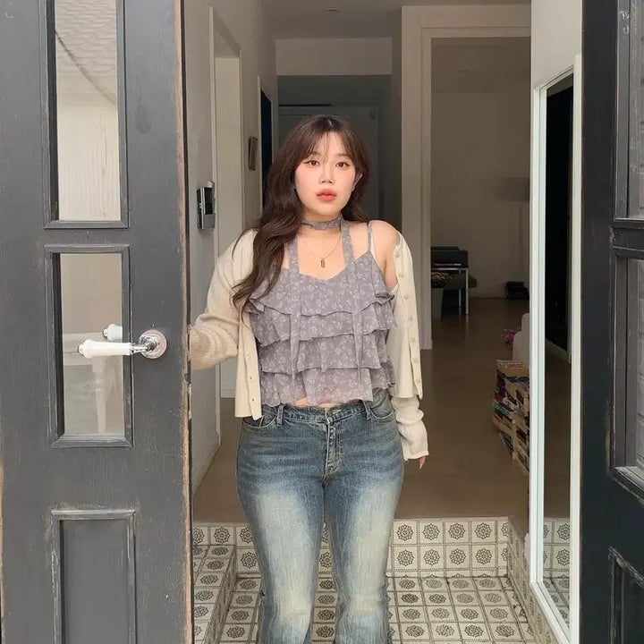 [BUNJANG] Daisy Twill Low-Rise XL Pants / 데이지 투엘 로우라이즈 XL