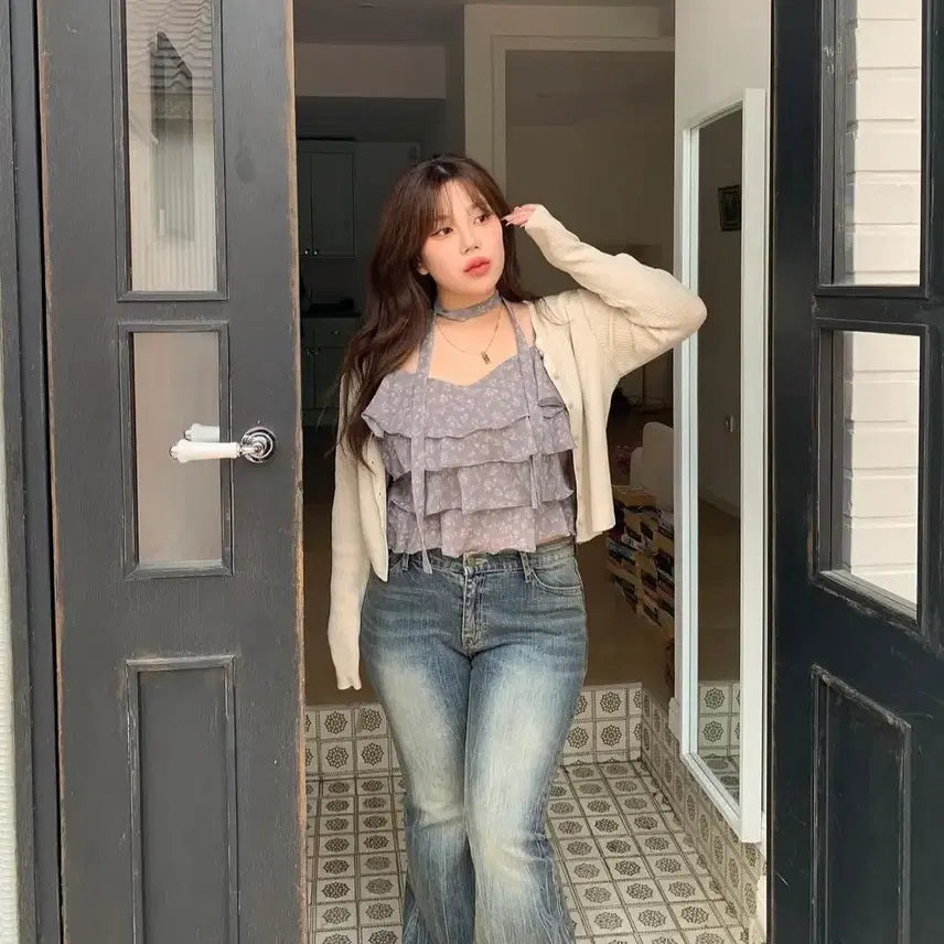 [BUNJANG] Daisy Twill Low-Rise XL Pants / 데이지 투엘 로우라이즈 XL