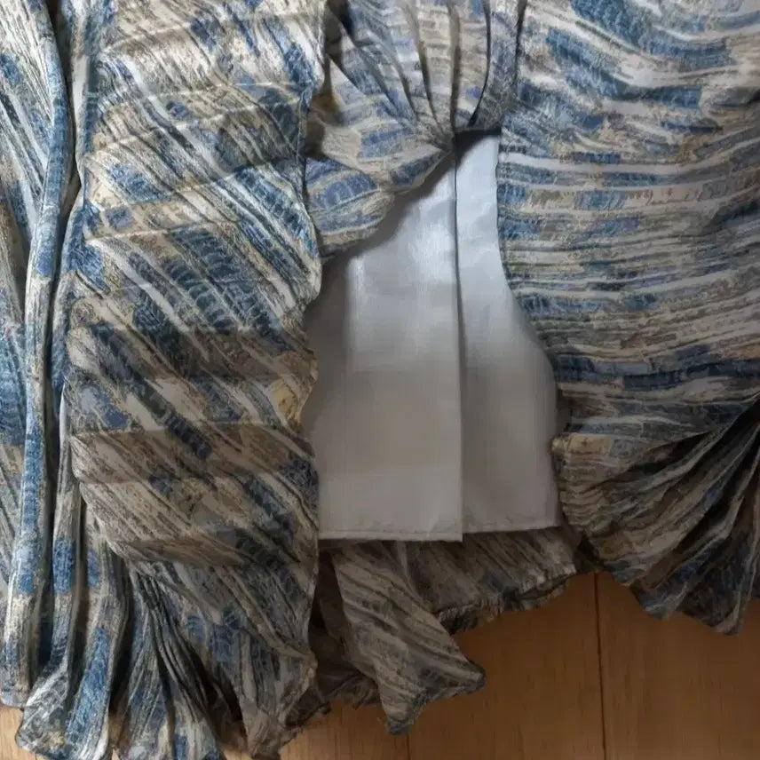 [BUNJANG] Time Silk Pleated Skirt / 타임 실크100%플리츠 스커트 27~28