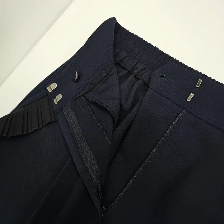 [BUNJANG] Lucky Chouette Embellished Navy Jogger Pants / 럭키슈에뜨팬츠 장식 배기핏 조거 팬츠
