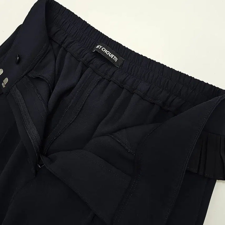 [BUNJANG] Lucky Chouette Embellished Navy Jogger Pants / 럭키슈에뜨팬츠 장식 배기핏 조거 팬츠