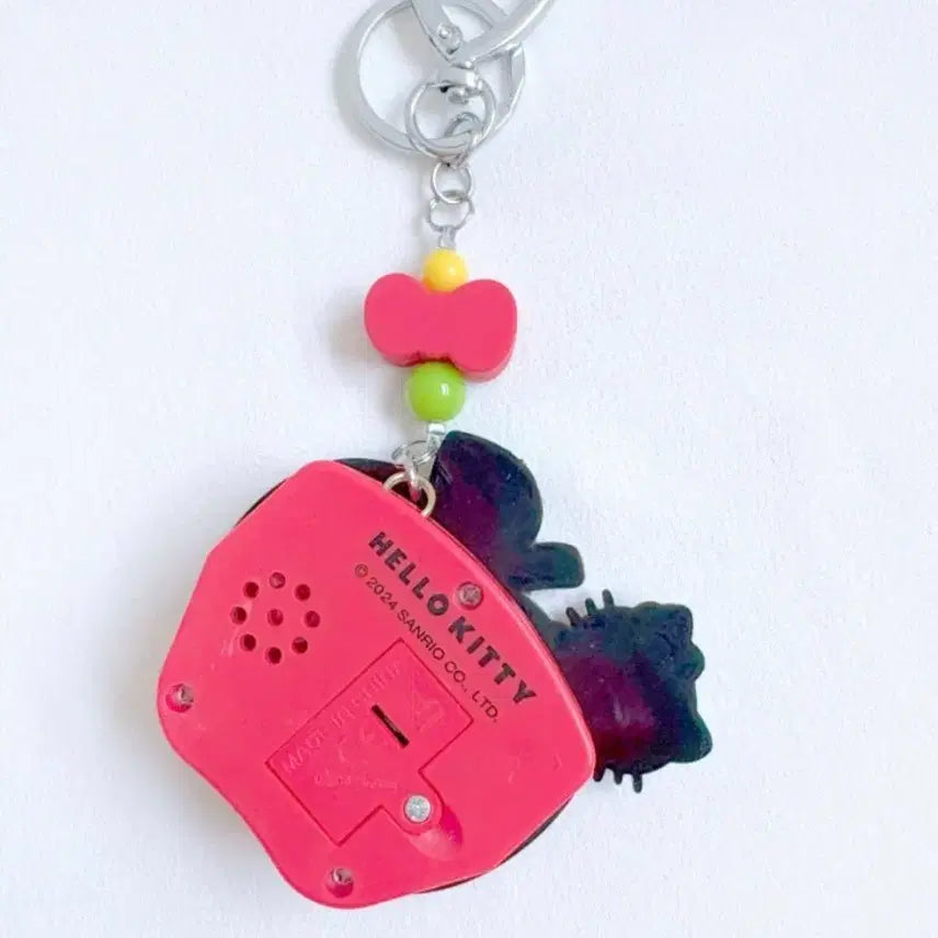 [BUNJANG] Hello Kitty Apple Mole Game Keychain / 정품 키티 사과 두더지 키링