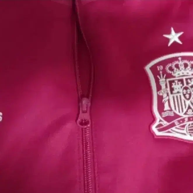 [BUNJANG] Adidas Spain Red Gold Track Top Jersey Jacket (Size M) / 아디다스 대장급 스페인 레드골드 트랙탑 저지 져지집업 95/M