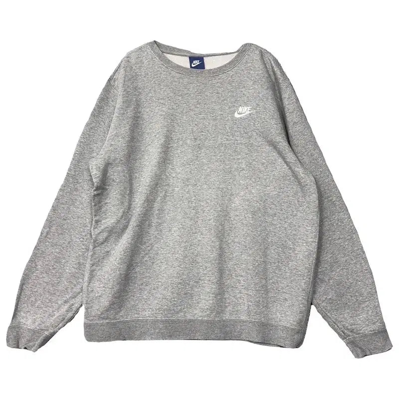 [BUNJANG] Nike Light Gray Logo Sweatshirt XL / 나이키 라이트 그레이 로고 맨투맨 XL
