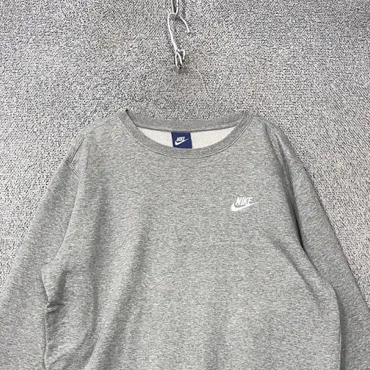 [BUNJANG] Nike Light Gray Logo Sweatshirt XL / 나이키 라이트 그레이 로고 맨투맨 XL