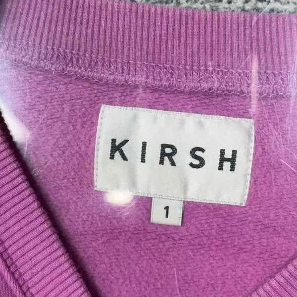 [BUNJANG] KIRSH Logo Pink Sweatshirt / 키르시 로고 핑크 스웻셔츠 1
