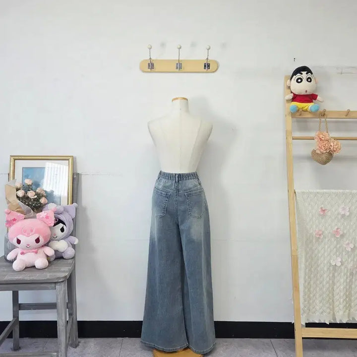 [BUNJANG] Hangten Denim Bending Jeans / 빈티지 만원샵 Hangten 밴딩 청바지 데님 팬츠
