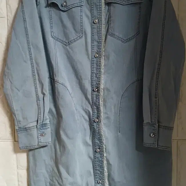 [BUNJANG] Compagna Denim Long Dress / 꼼빠니아 청 데님 롱  원피스