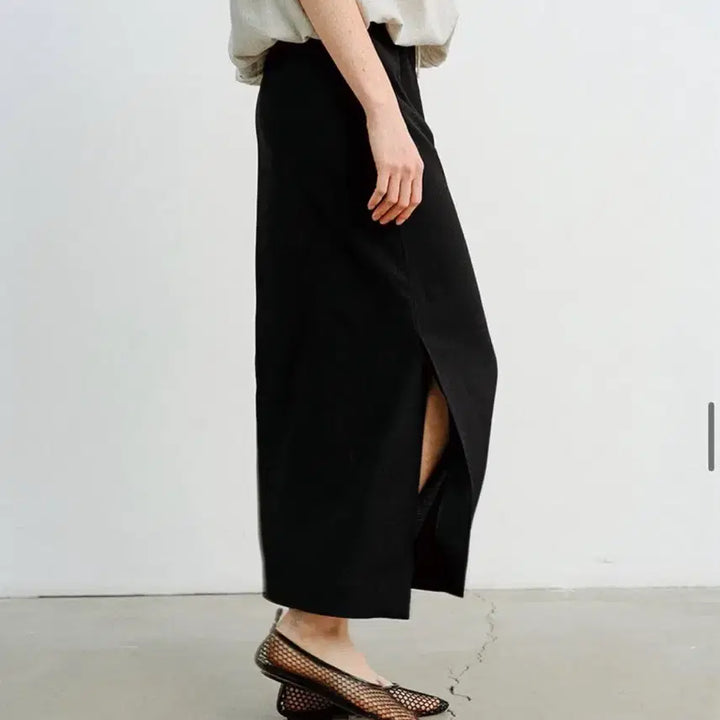 [BUNJANG] MOHAN H-Line Pencil Skirt / 모한 MOHAN 롱 스커트  H-LINE PENCIL SKIRT