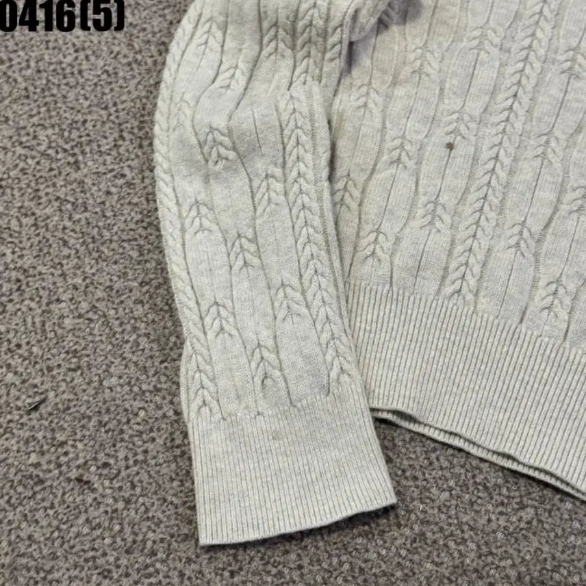 [BUNJANG] Kirsh Cherry Cable Knit Sweater Ivory / 키르시 체리 꽈배기 니트 아이보리