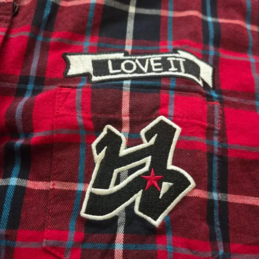 [BUNJANG] HONGTENGF Red Checkered Shirt / 택포)HONGTENGF 레드 체크셔츠