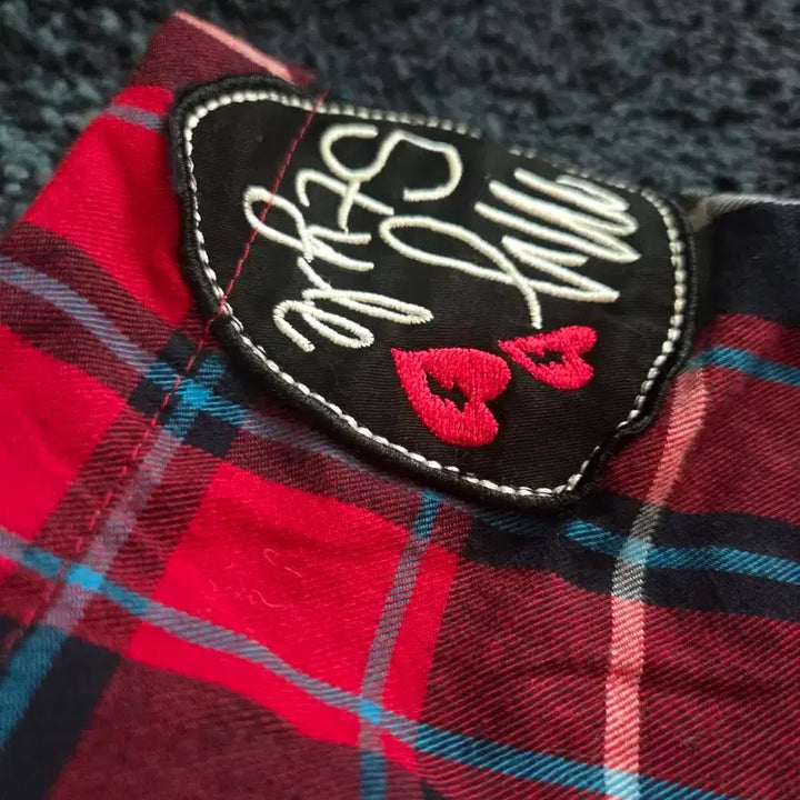 [BUNJANG] HONGTENGF Red Checkered Shirt / 택포)HONGTENGF 레드 체크셔츠