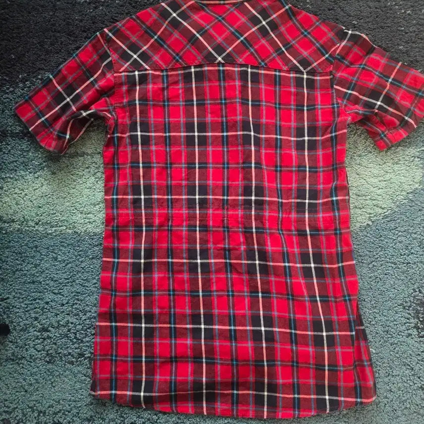 [BUNJANG] HONGTENGF Red Checkered Shirt / 택포)HONGTENGF 레드 체크셔츠