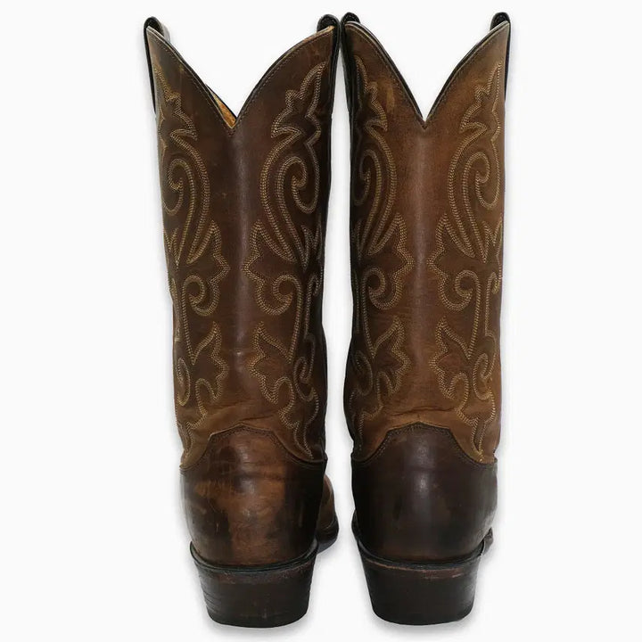 [BUNJANG] Justin Western Leather Boots / 빈티지 저스틴 웨스턴 레더 부츠 10D(270)사이즈 BT27019