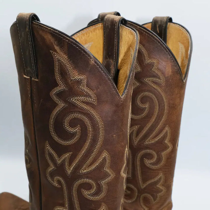 [BUNJANG] Justin Western Leather Boots / 빈티지 저스틴 웨스턴 레더 부츠 10D(270)사이즈 BT27019