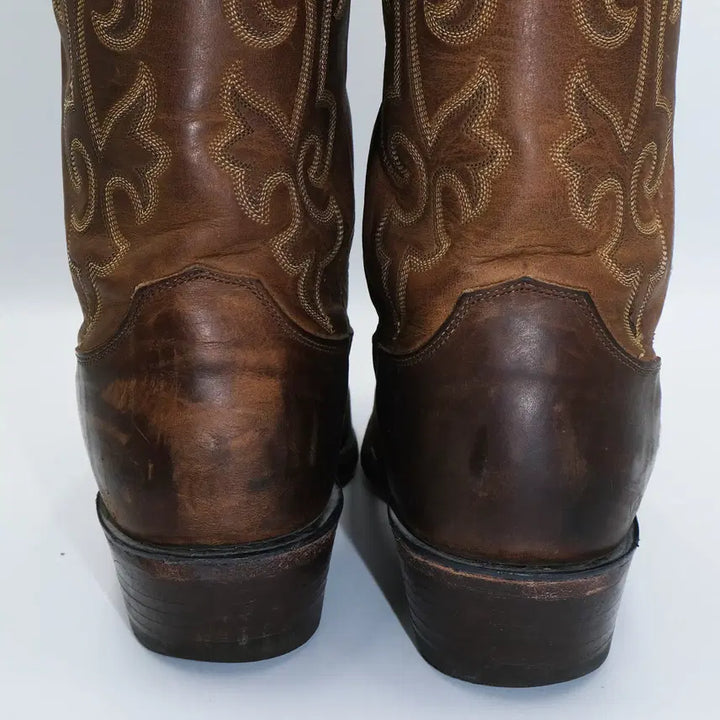 [BUNJANG] Justin Western Leather Boots / 빈티지 저스틴 웨스턴 레더 부츠 10D(270)사이즈 BT27019