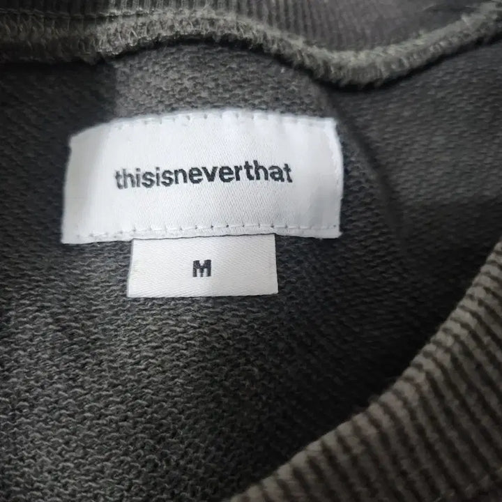 [BUNJANG] thisisneverthat Washed Khaki Sweatshirt / 디스이즈네버댓 워싱 카키 맨투맨