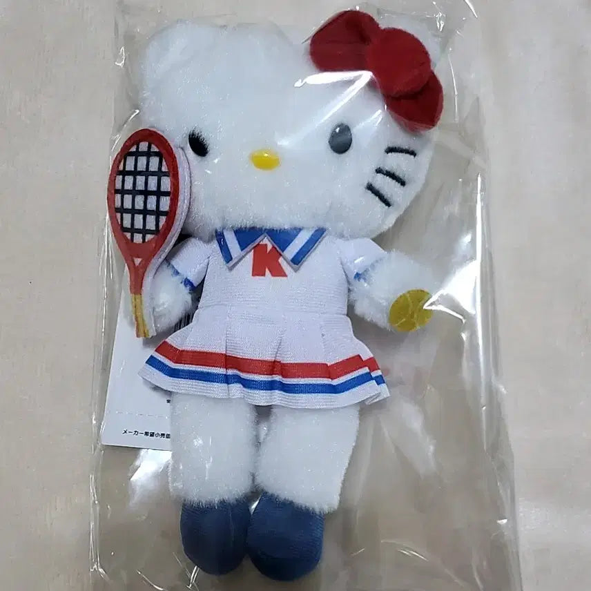 [SOLD OUT] 새상품)헬로키티 테니스 인형 키링인형