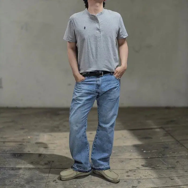 [SOLD OUT] 폴로 랄프로렌 헨리넥 반팔티 L M0286