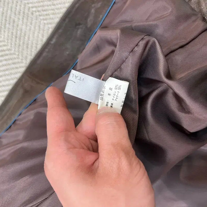 [BUNJANG] Vintage Burgundy Leather Jacket / 빈티지 버건디 레더 자켓 r3520