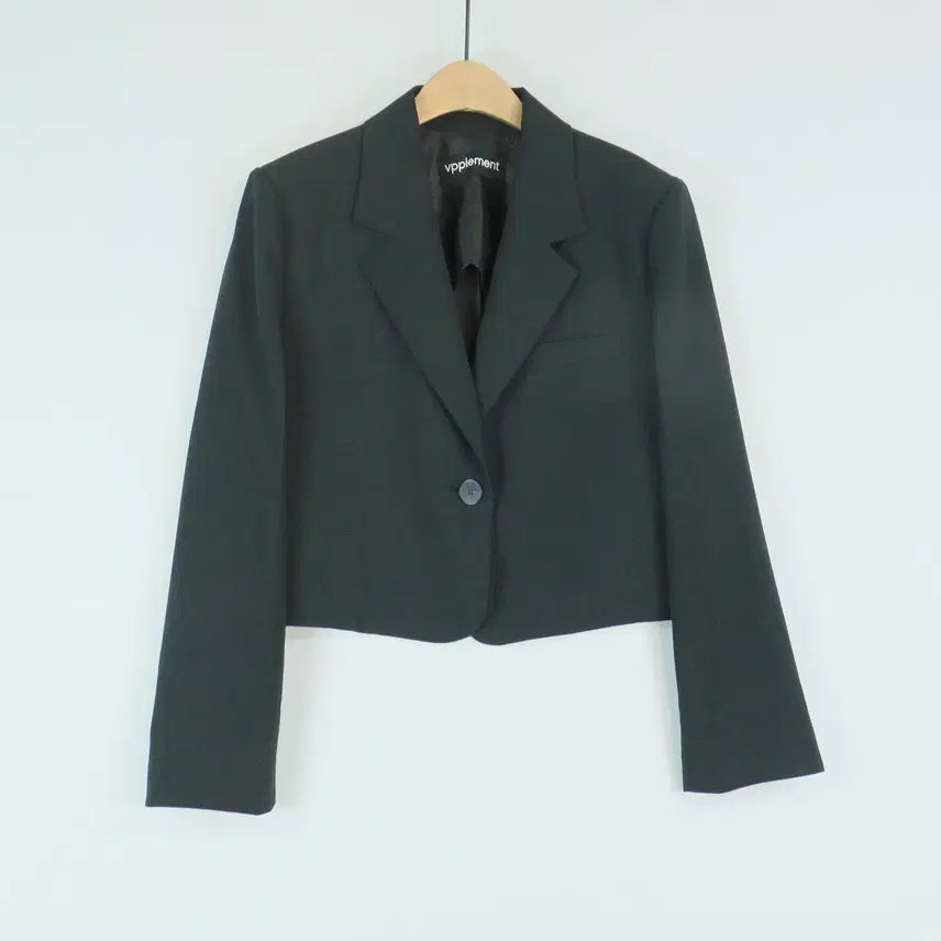 [BUNJANG] vpplement Black Crop Jacket S Women&