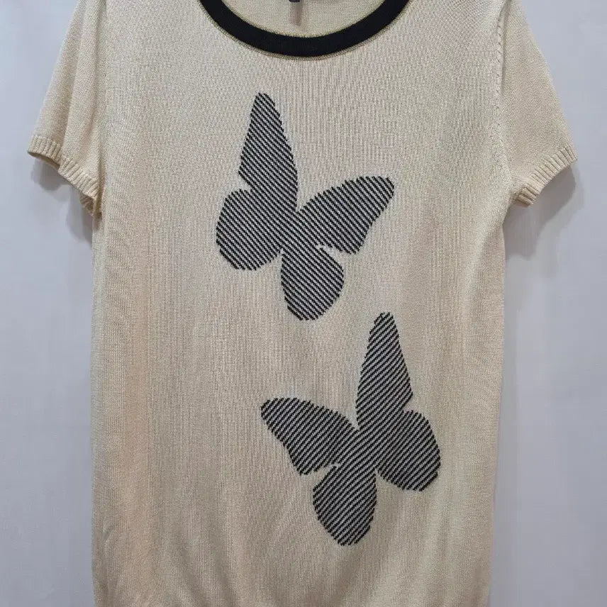 [BUNJANG] Max Mara Butterfly Pattern Tank Top and Cardigan Set / (정품)막스마라 나비 패턴 나시 가디건 세트