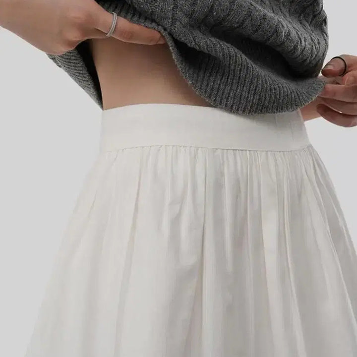 [BUNJANG] Autumn Page Ivory Skirt / 어텀 페이지 스커트 아이보리 s