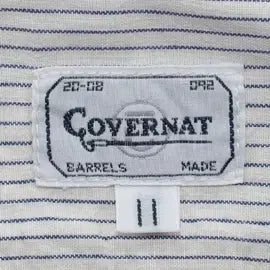 [BUNJANG] Covernat Stripe Long Sleeve Shirt / I6793 커버낫 스트라이프 긴팔 남방 95 구제모은
