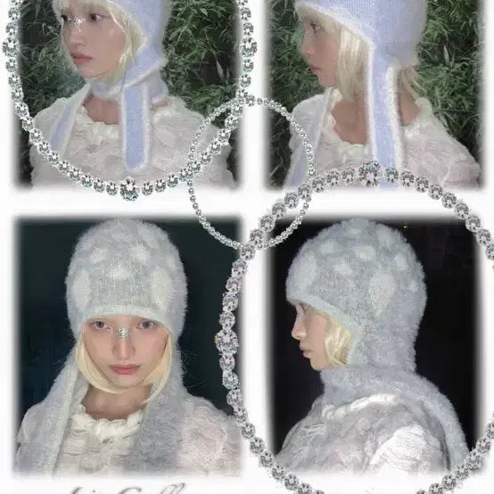 [BUNJANG] LIS CALLA Ribbon Angora Beanie / LIS CALLA 중브 타오바오 리본 털비니