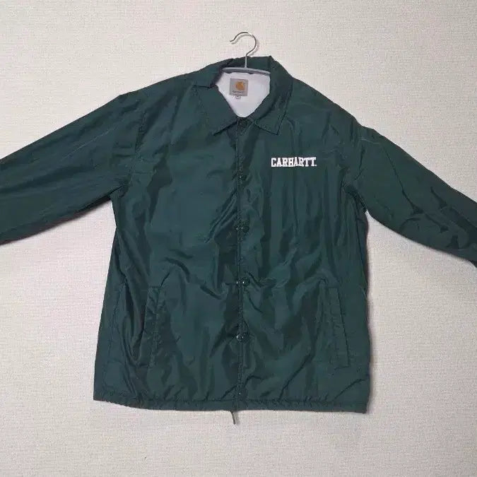 [BUNJANG] Carhartt Green Coach Jacket / 칼하트 그린 코치 자켓