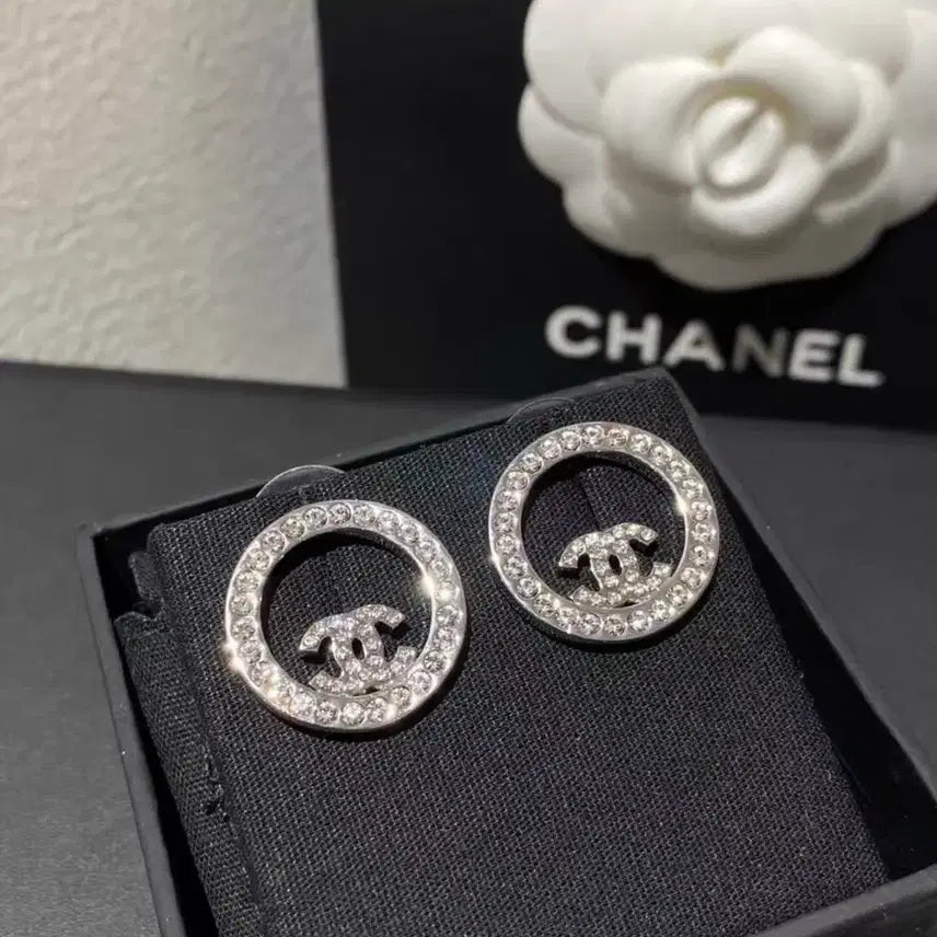 [BUNJANG] Chanel Coco Mark Earrings / 샤넬 코코마크 피어스