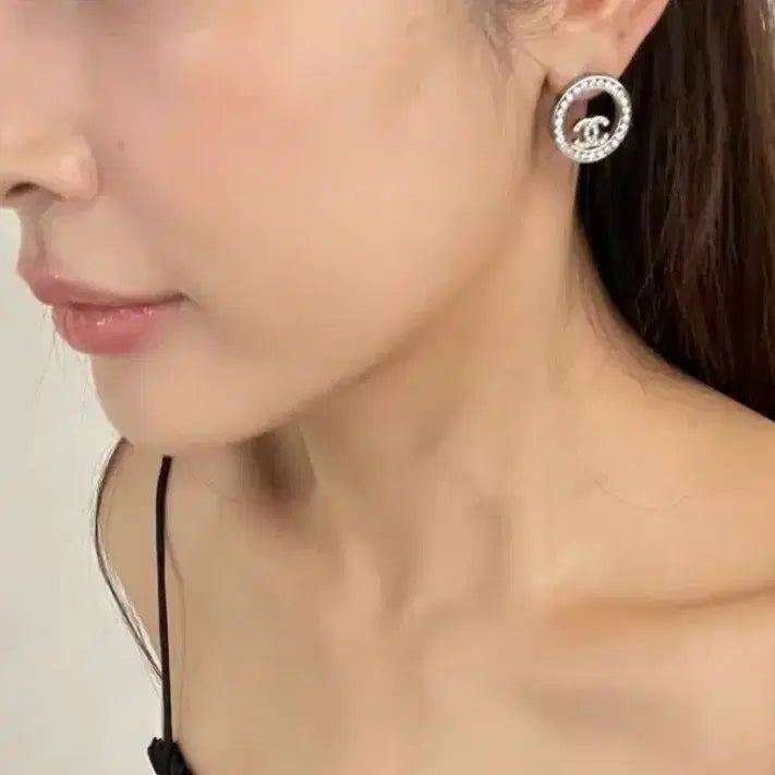 [BUNJANG] Chanel Coco Mark Earrings / 샤넬 코코마크 피어스