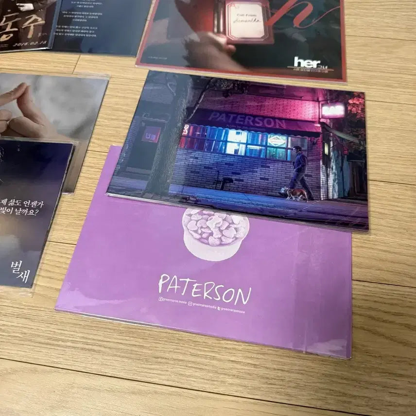 [BUNJANG] Movie Postcard and Poster Bundle / 패터슨 Her 그녀 엽서세트 벌새 포스터 동주 패왕별희 인셉션 퍼스트맨