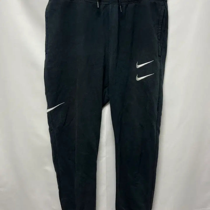 [SOLD OUT] [정품/L] 나이키 더블스우시 블랙 조거 팬츠/바지