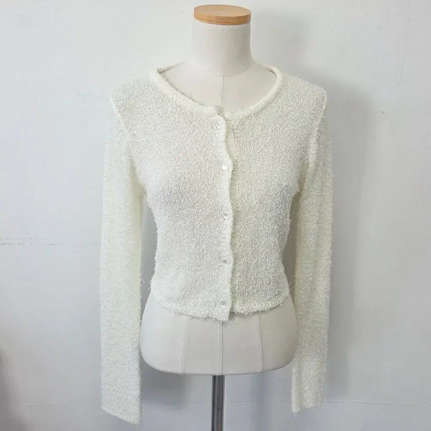 [BUNJANG] Anne Ivory Lovely Cardigan / 빈티지 만원샵 anne 아이보리 러블리 가디건