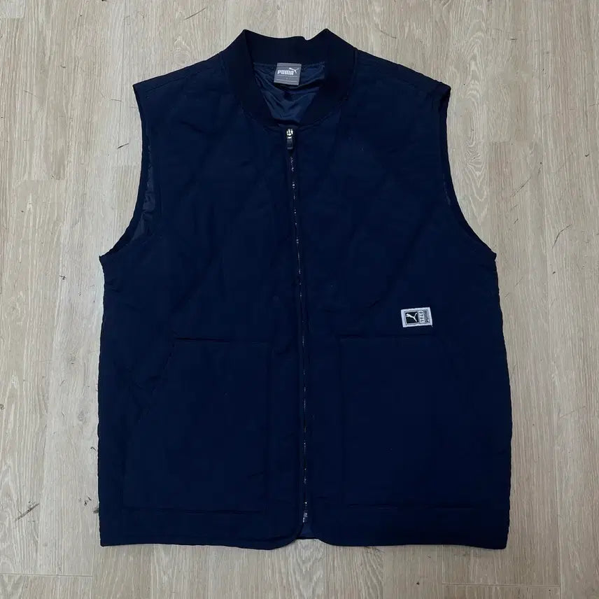 [BUNJANG] Puma Logo Padded Vest L / 푸마 로고 패딩 조끼 L/100