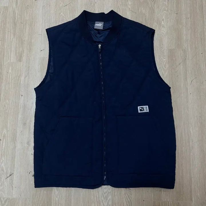 [BUNJANG] Puma Logo Padded Vest L / 푸마 로고 패딩 조끼 L/100